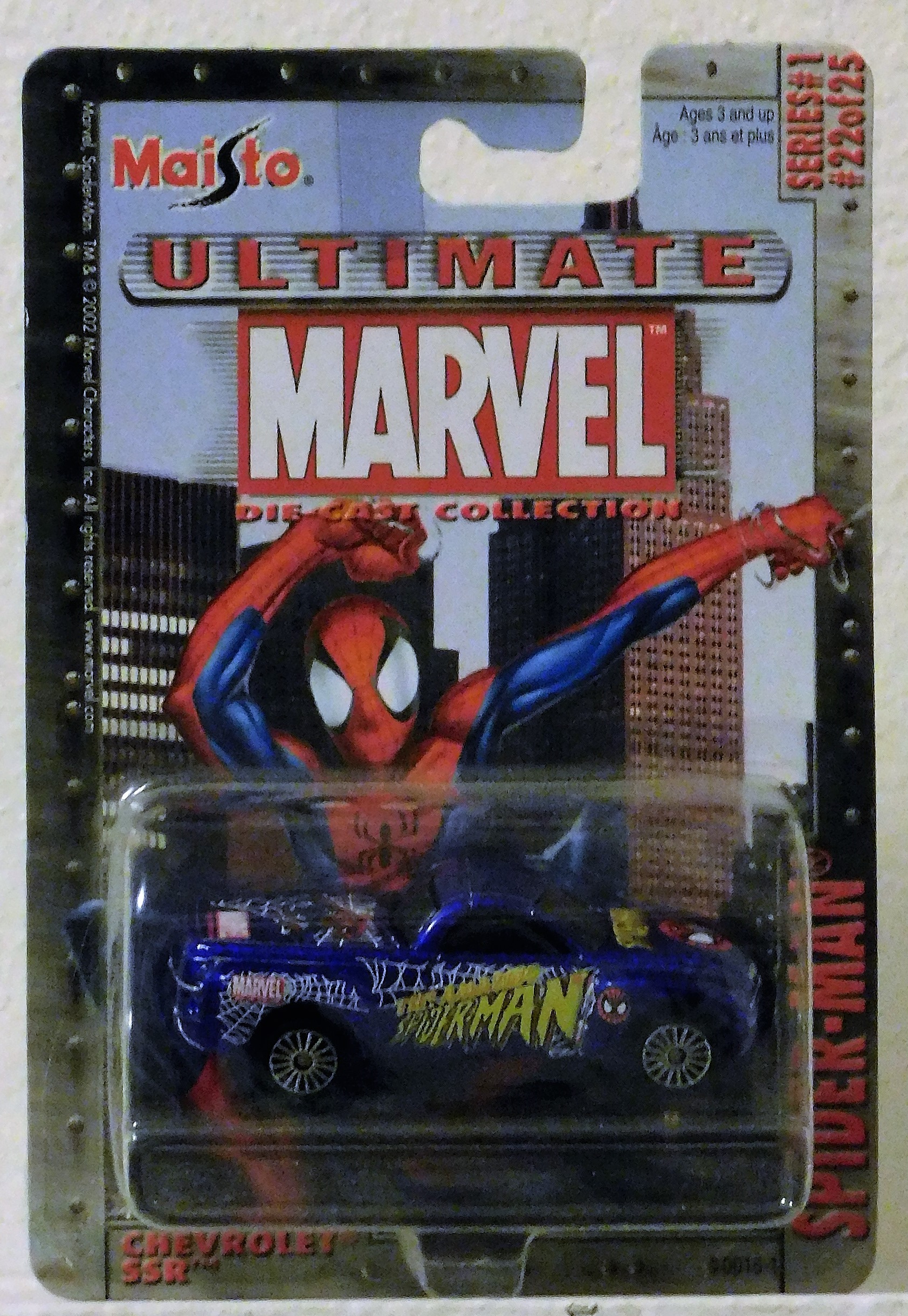 die cast spider man